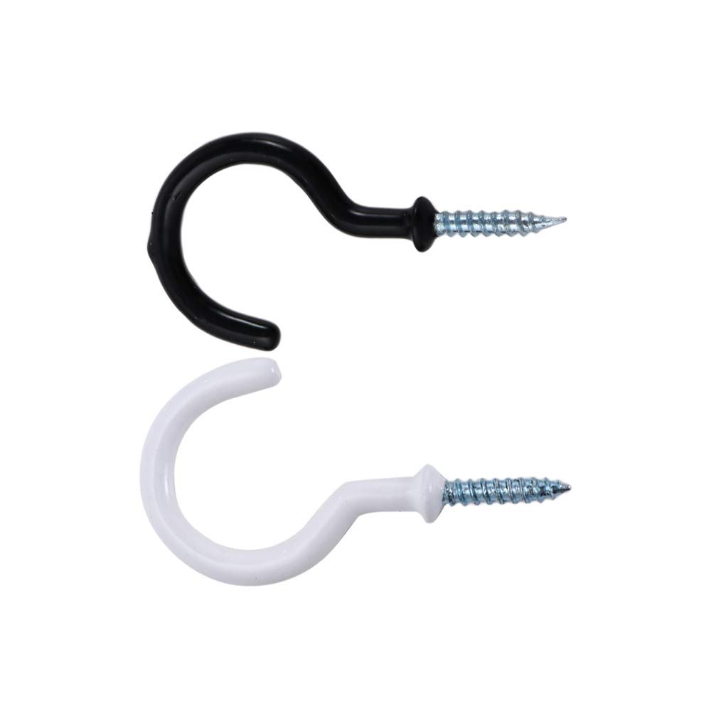 Heavy Duty White Screw-In Home Storage Holder Wall Mounted Mug Hanger Cup Hooks Ceiling Hooks