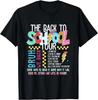 Lustiges Bruh Wir Sind Zurück Lehrer Shirt Die Back to School Tour Geschenk Unisex T-Shirt