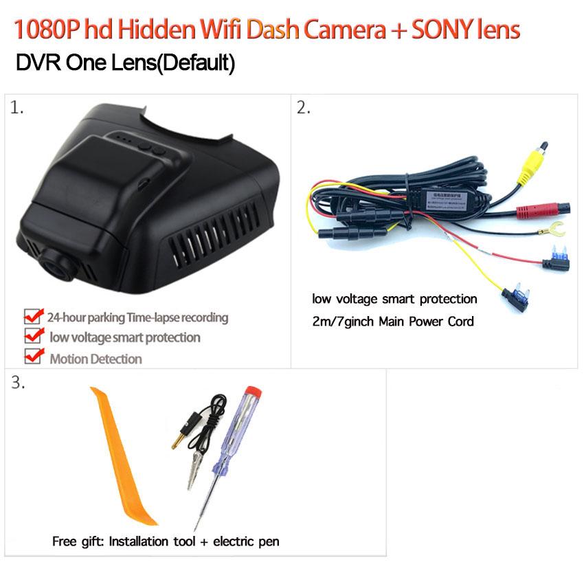 4K Car DVR Wifi Video Recorder Dash Cam Camera High Quality Hd For Mercedes-Benz E Class W211 W212 S212 C207 A207 E180 E200 E250