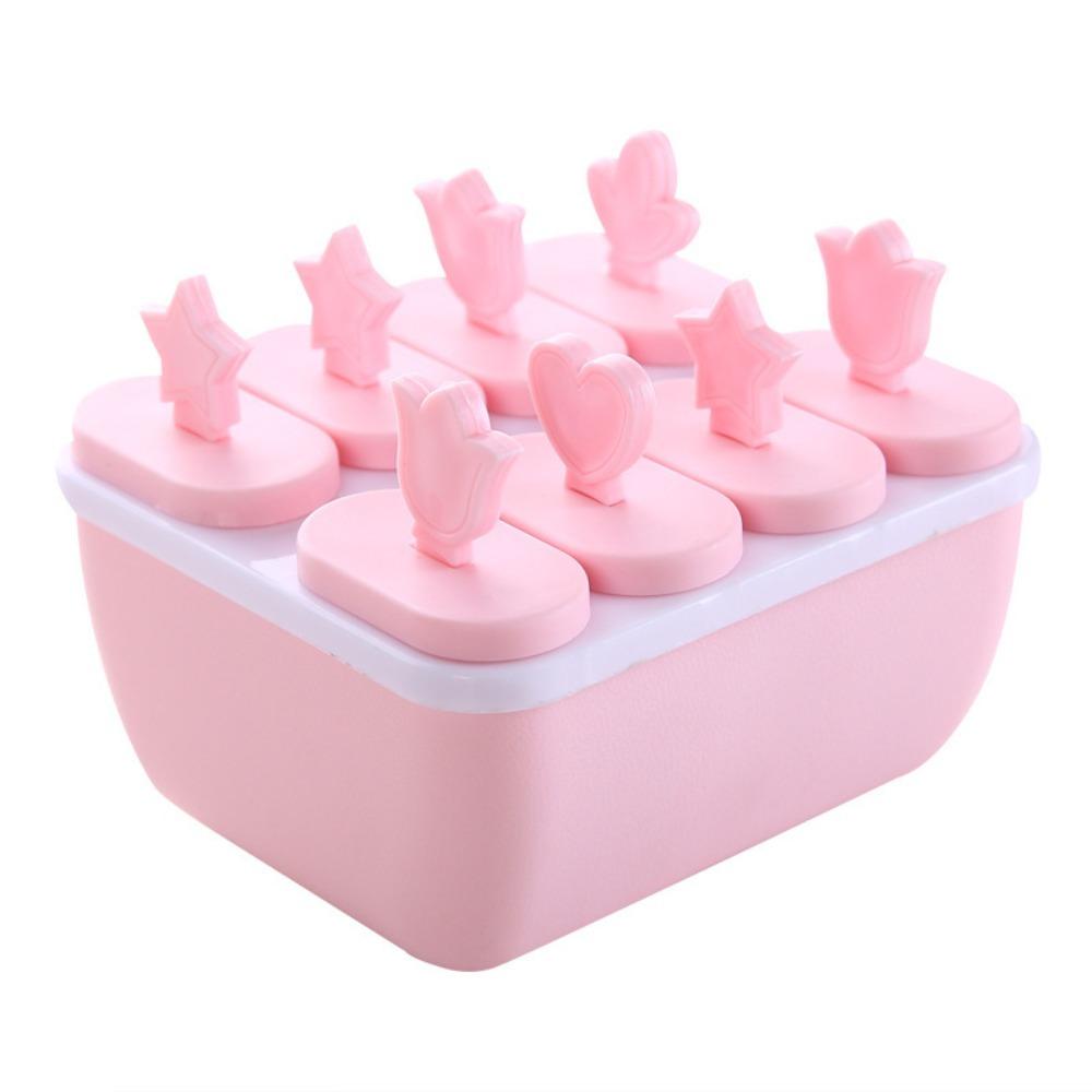 with Stick Popsicle Mold with Lid Frozen Ice Box Durable Popsicle Mold Cube Tray  Summer Season