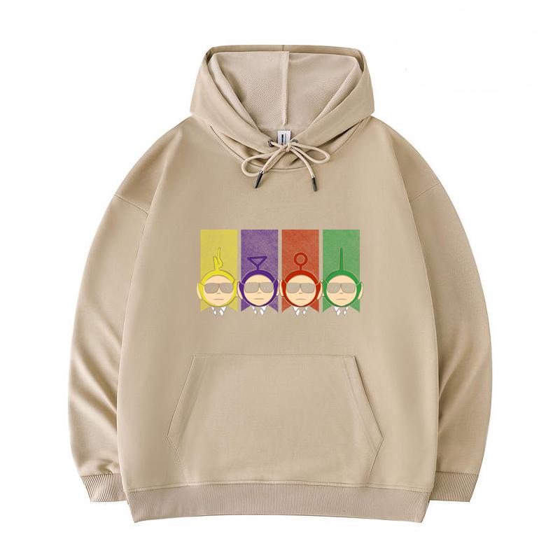 

Men s Hoodies Reservoir Tubbies Print Funny Harajuku Style Twill imitation cotton Hoodies