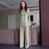 2025 Autumn Buttoned Suit Jacket & Trousers Set for Women
