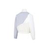 adidas Originals Women's Colorblock Windbreaker Jacket White Grey HC7054
