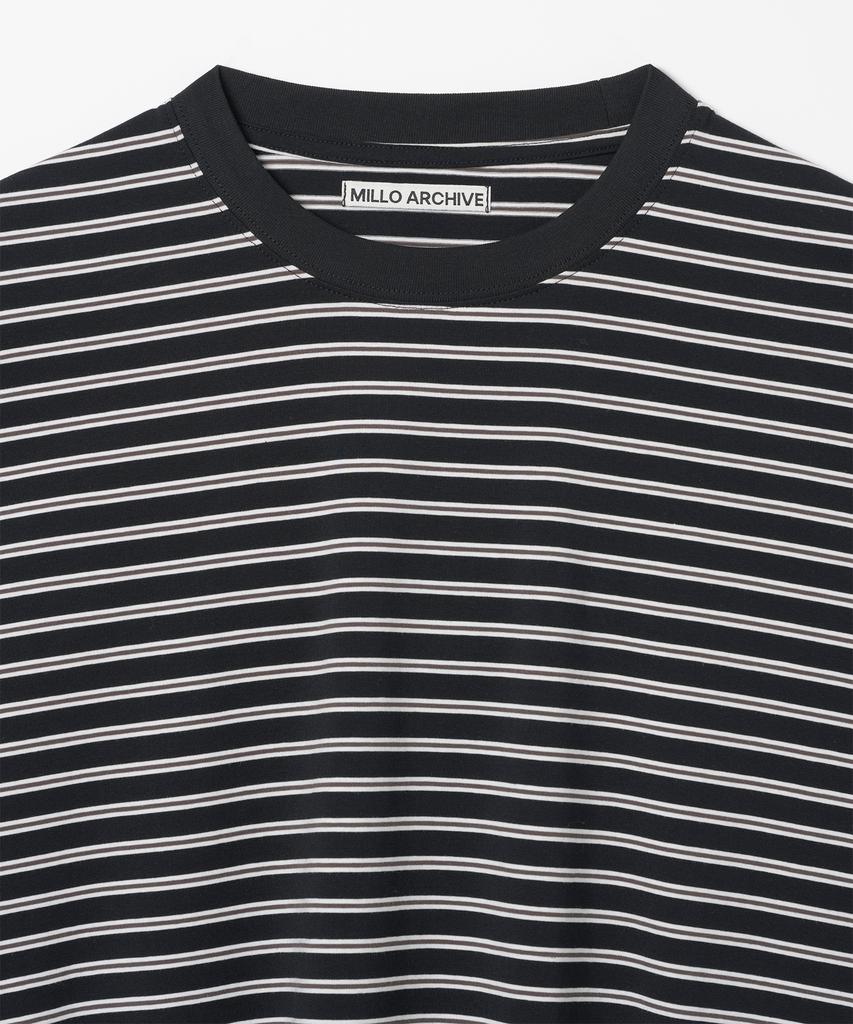 MILLO ARCHIVE Layered Stripe Long Sleeve [Black]