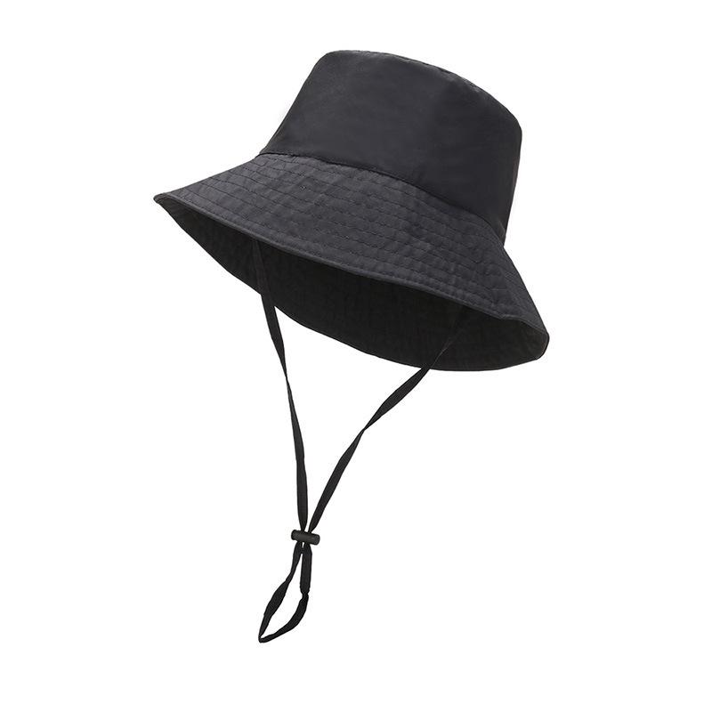 

Унисекс Повседневная Однотонная Солнцезащитная Шляпа для Путешествий и Альпинизма One Size чёрный