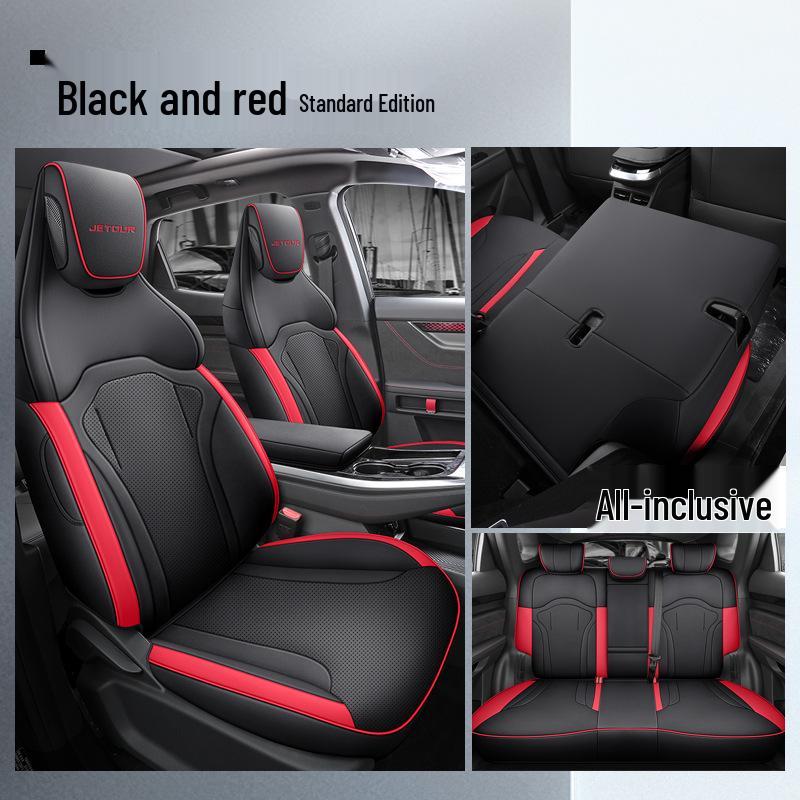 LTCS Jietu Dasheng Sporty Leather Car Seat Cushion - All Seasons Fit