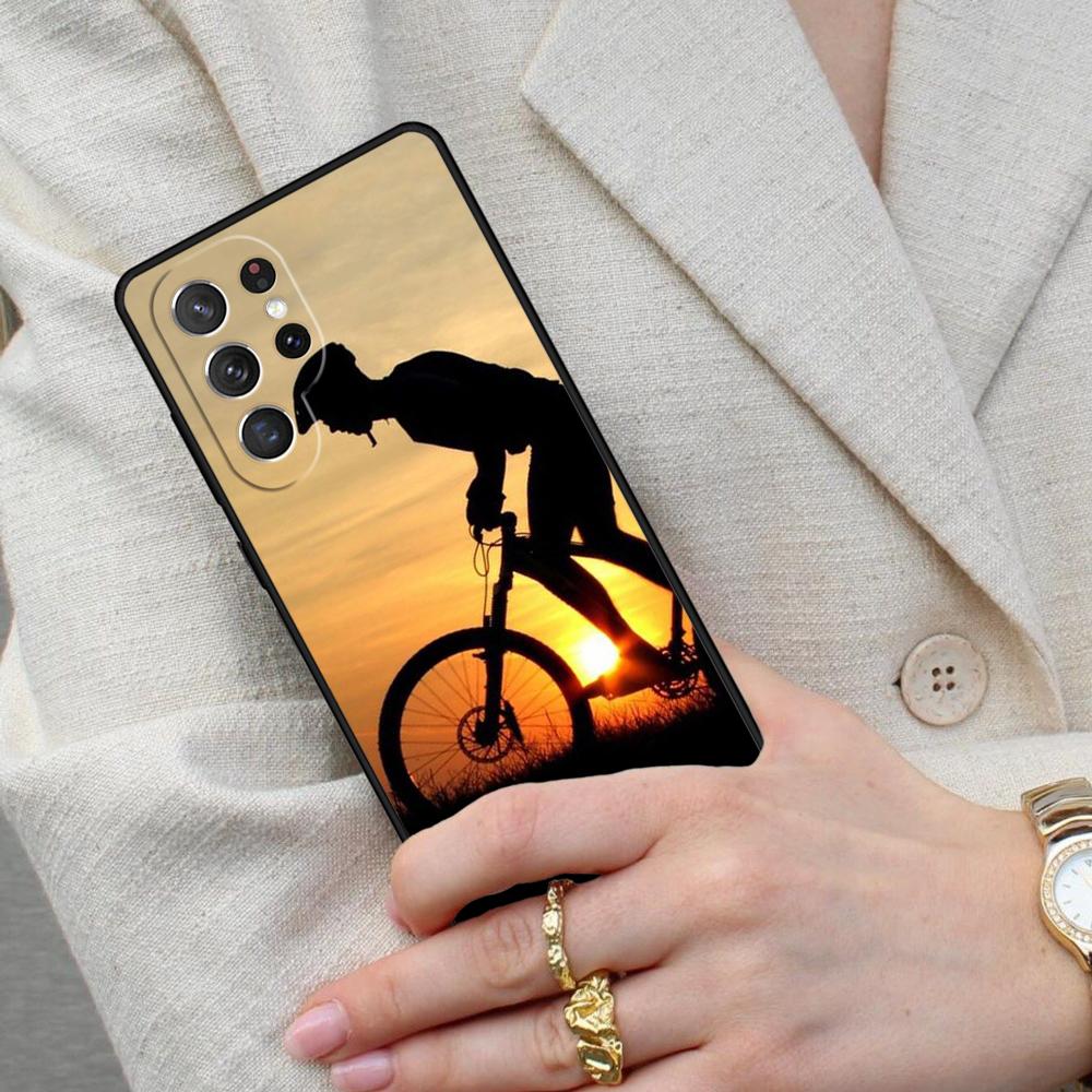 Sport Mountain Bike Cycling Art Cell Phone Case for Samsung Galaxy S26 Ultra S25 S24 S23 S22 S21 S20 Note10 Cover