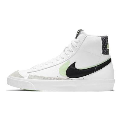 Blazer Mid 77 SE GS Double Swoosh - Biela Vapor Green Detské Tenisky Smoke-Grey Čierna DD1847-100
