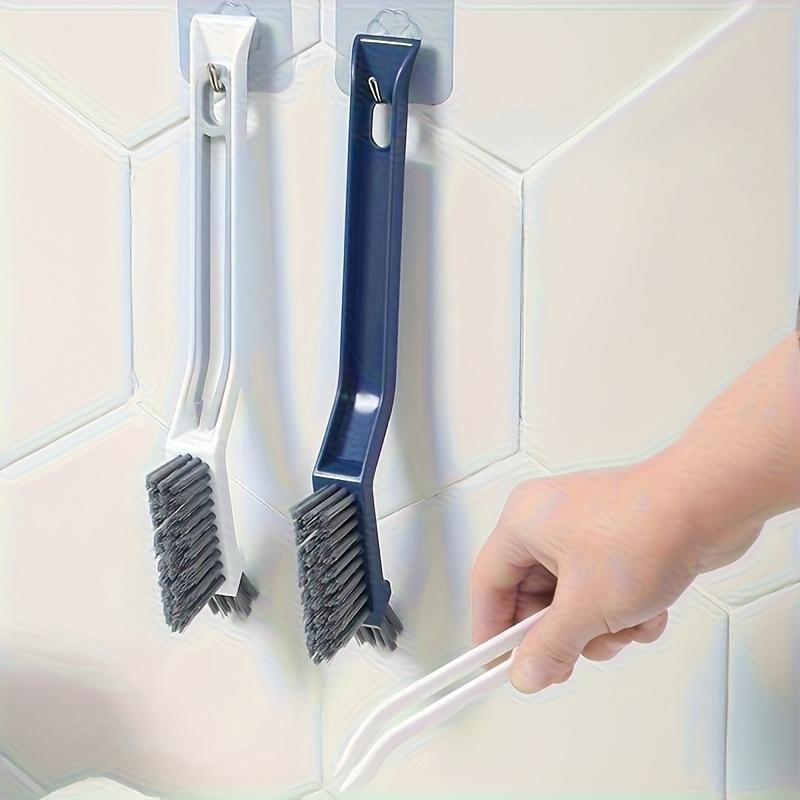 

2-in-1 Small Clip Window Cleaning Brush& Multi-Surface Scrubber- Dual-Head Durable Plastic Brush with Ergonomic Handle Suitable 2pcs/set