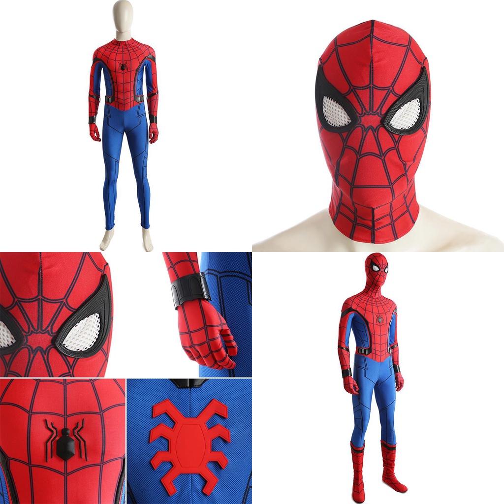 Stunning Spiderman Homecoming Cosplay Costume With Exquisite 3d Printed Design