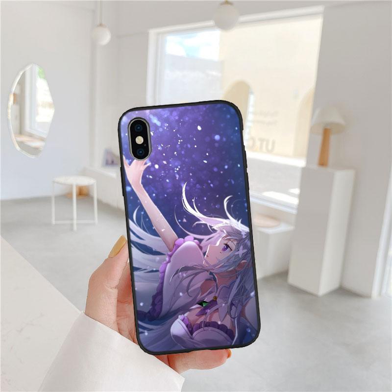 CJ48 Emilia Re Zero Ram Rem Phone Case for Samsung Galaxy S20 S21 S22 Ultra FE + Plus A21S A22 A24 A25 A26 A30 A30S A31