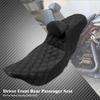 Motorcycle Driver Passenger Seat For Harley Touring Road King Street Glide FLHR FLHX 2009-24 Two Up Front Rear Cushion Backrest
