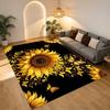 Sunflower Butterflies Living Room Nonslip Area Rug Soft Carpet For Bedroom Game Playroom Sofa Office Home Decor Doormat Christmas Gift C929615