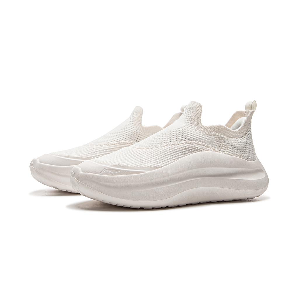 Li Ning Sports Life Collection Cushioning Slip Resistant Abrasion Resistant Breathable Lightweight Low top Casual Shoes AGLV028-1