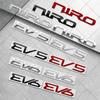 Métal 3D Pour NIRO EV5 EV6 Logo GT Line Véhicule Électrique Voiture Hybride Styling Coffre Arrière Emblème Lettre Autocollant Accessoires Auto