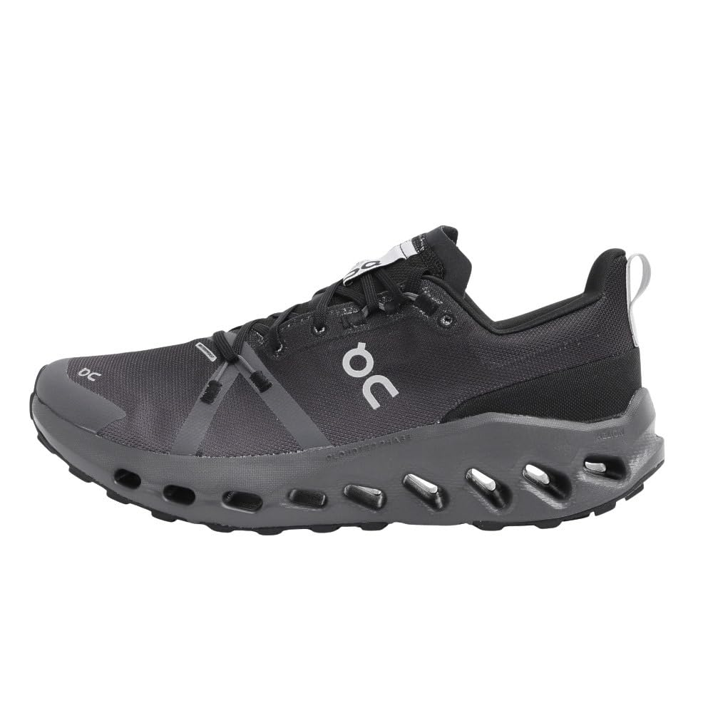 On Cloudsurfer Trail WP Black Eclipse Running Size Cm Men's Shoes, 26.0