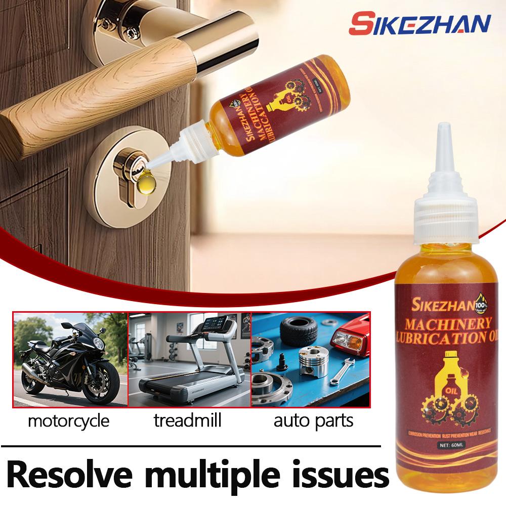 60ml Multi-Use Sewing Machine Lubricant Machine Gear Lubricating Oil Bicycle Sewing Oil for Door Hinge Sewing and Embroidery