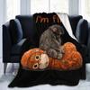 Baby Macaque Hugging Plush Cute Monkey Punch Blankets Flannel Portable Lightweight Throw Blanket for Bedding Couch Bedspread
