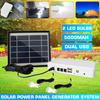 5v Solar Generator Storage Charger 2 USB Charger 3 LED Solar Light Bulbs