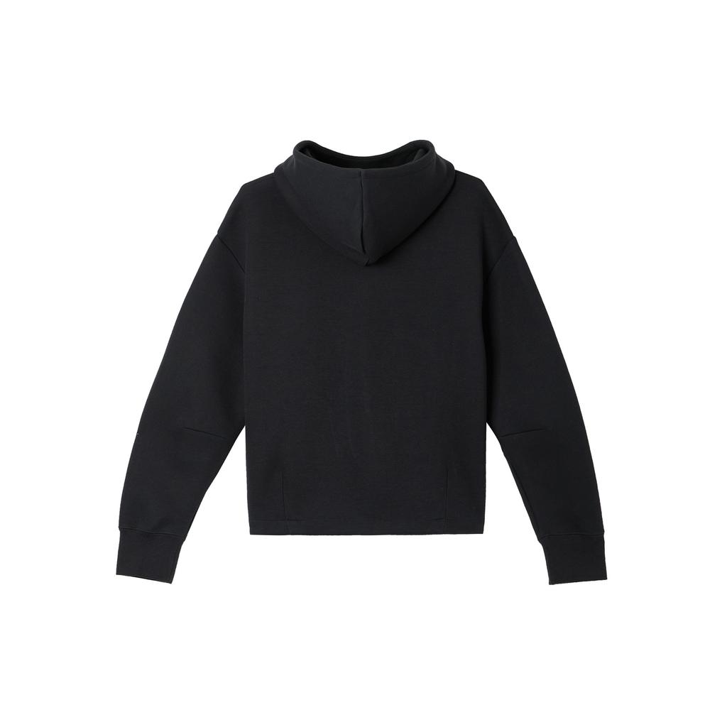 Nike FW24 Tech Fleece Solid Color Comfortable Loose Versatile Hoodie Women Hoodies Black FV6323-010