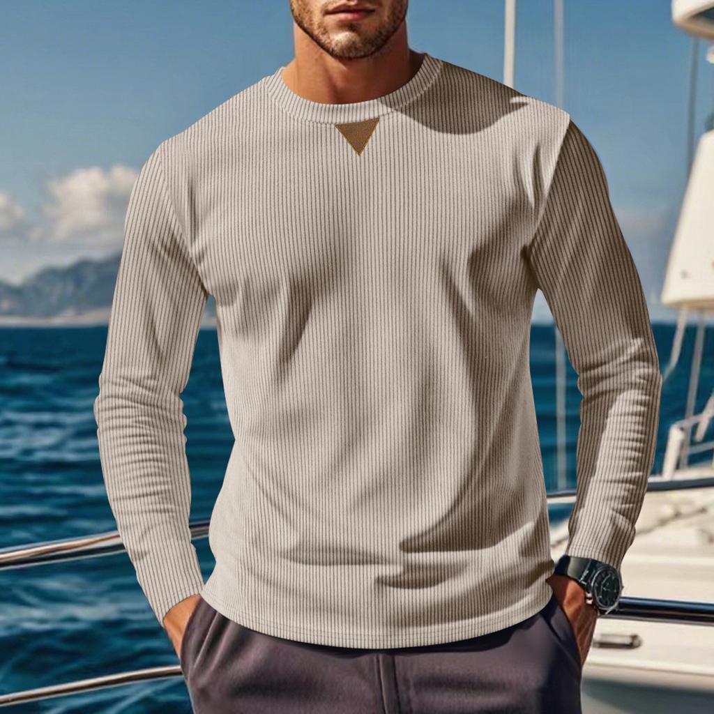 Herre Casual Vattert Komfortabel Streetwear Pullover Lett Trendy