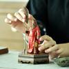 Guan Gong Wu Ceramic Chinese Sculpture, Desktop Characters, Guan Erye Home Decorations, Three Kingdoms
