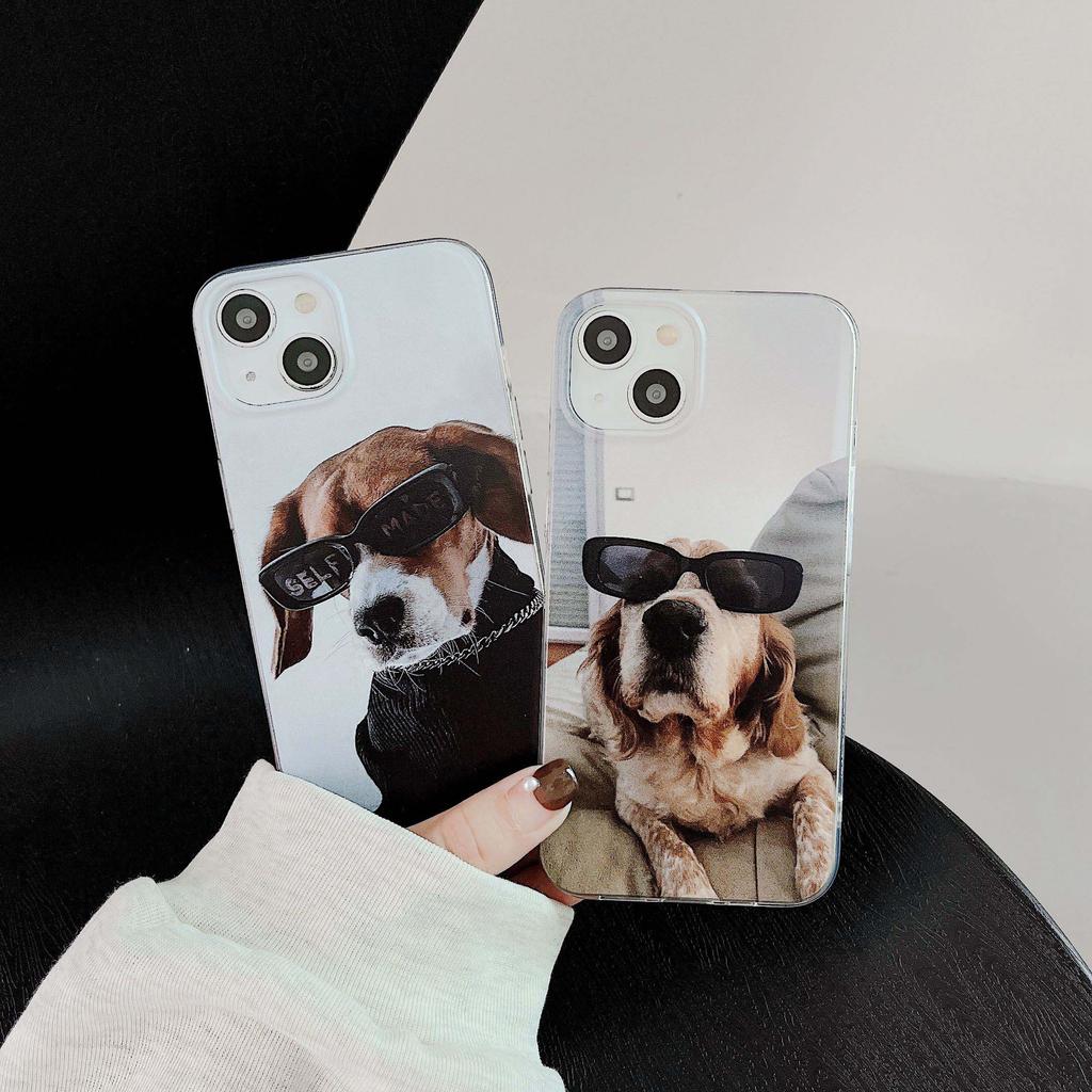 Cool Dog Relif 3d Cartoon Ins Phone Case For Iphone 14 Pro Max 7 8 Plus 12 Mini 13 11 Promax Xsmax Xr X Silicone Soft Cover Capa