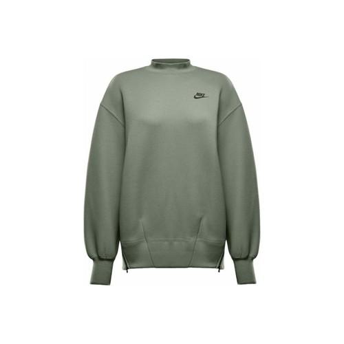 

Nike Women s Embroidered Stand Collar Long Sleeve Sweatshirt in Green EU S зелений
