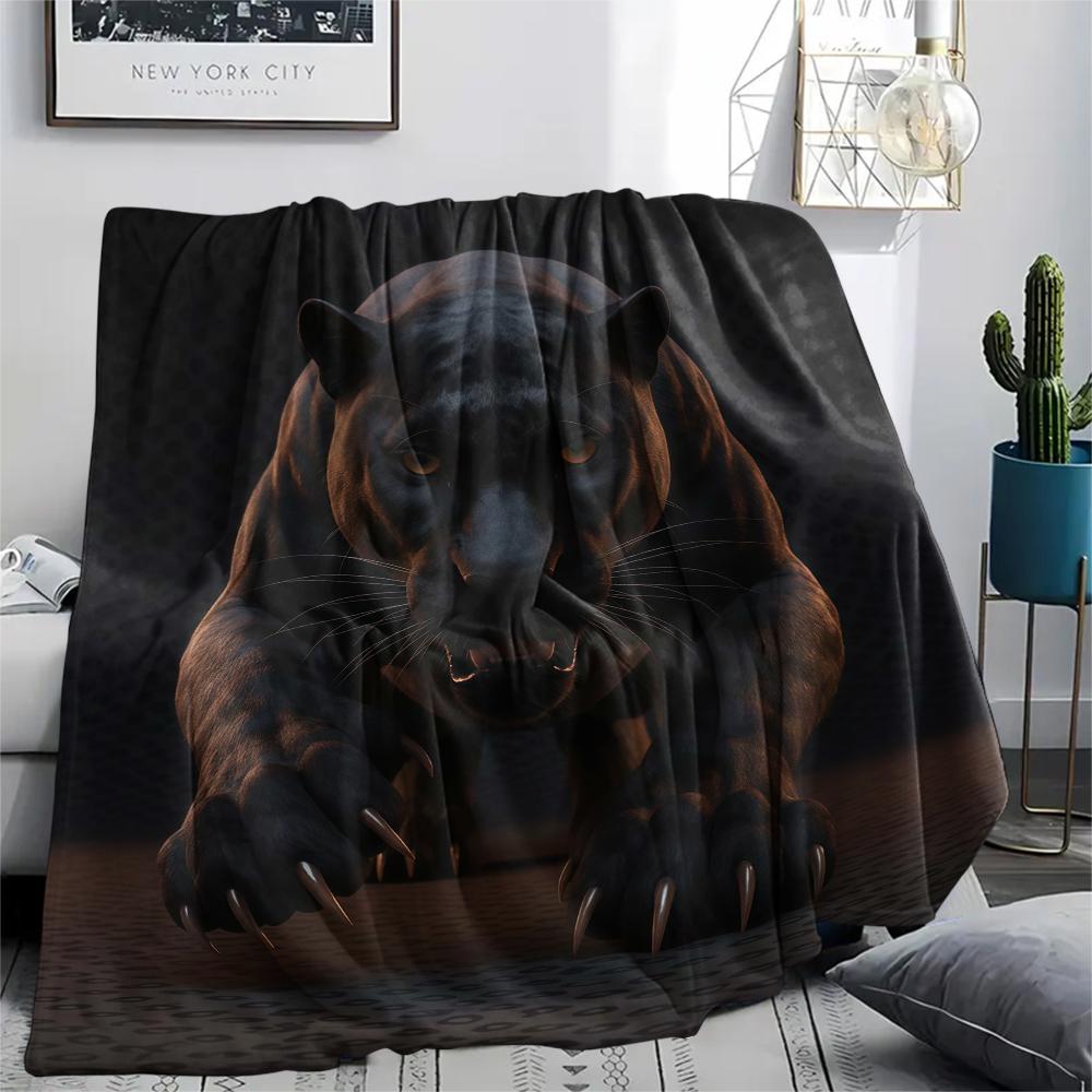1 Stück Flanelldecke mit Cartoon-Druck, Hohe Qualität, Bequem für alle Jahreszeiten, Heimdekoration, Wärme und Komfort, Perfekt als Weihnachts- oder Geburtstagsgeschenk