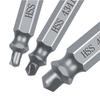 #0#1#2#2#3#4 Six Sets of Double-headed Screw Slide Removal Tools High Speed Steel Extractor