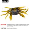Submerged Crab Soft Bait Long-range Biomimetic Bait 13cm 32.5g Hook Anti Hanging Bottom Simulation Lure Fake Bait Fishing Gear