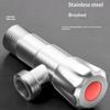 Regulable Flows Stainless Steel Angle Valves Elongated Precise Water Control Wall Mount Bath Fixtures Installation