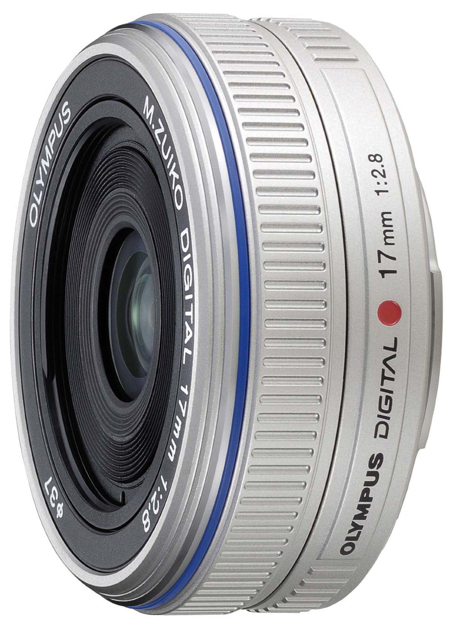 

OLYMPUS Pancake Lens DIGITAL 17mm Silver M.ZUIKO F2.8 срібний