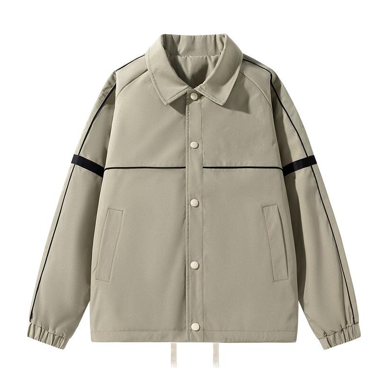 

Loose Lapel Men s Jacket, Spring and Autumn New High-end Korean Version of The Trend Ruffian Handsome Men s Top 3XL