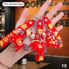 Zodiac Pony Doll Pendant 2026Chinese  Year Of The Horse Mascot Toys Cute Pony Keychain Car Rear-View Mirror Pendant Hanging
