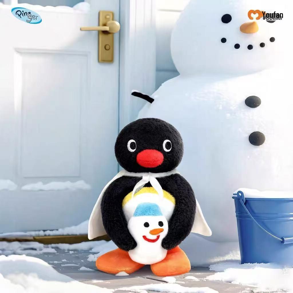 Portachiavi Peluche Pinguino Originale Bambola Ornamento per Zaini