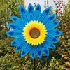 Sunflower Windmill Rotating Sunflower Wind Spinner Stake Standing Lawn Flower Pinwheel Outdoor Party Garden Yard Picnic Decor
