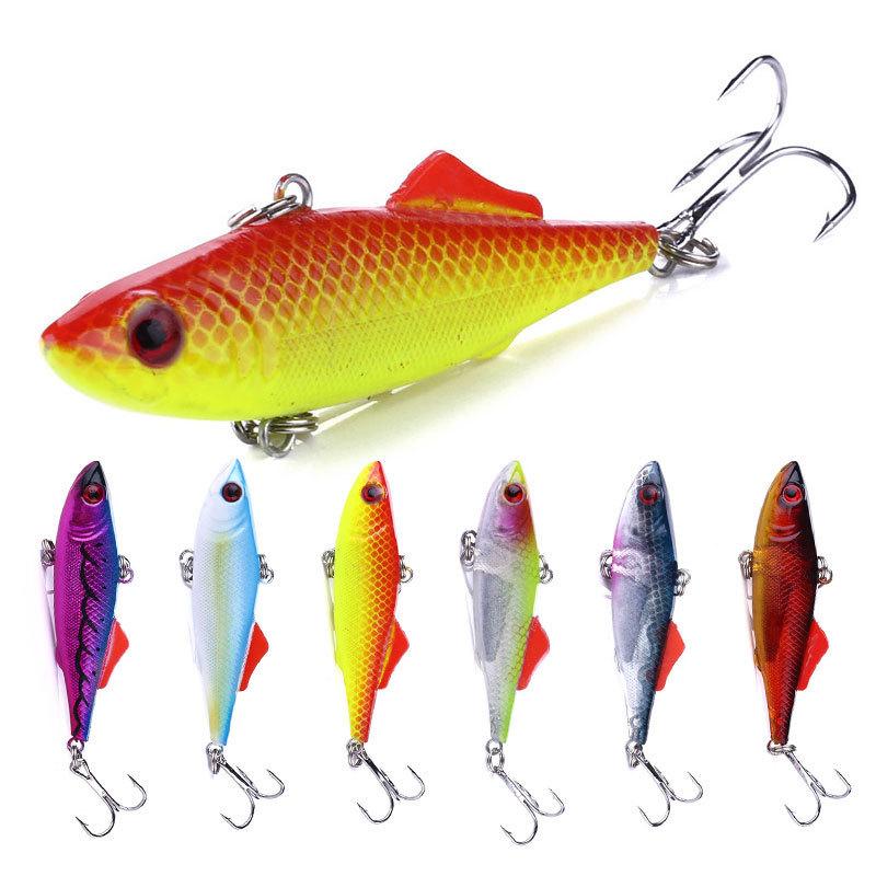 Full swimming layer flutter swimming submergedVIBFake bait7cm16.5gBionic Fishing Lure for Long Casting, Bass and Pike, Essential