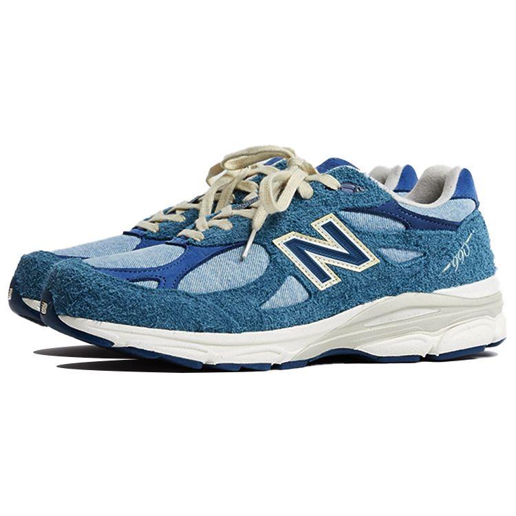 New Balance 990v3 Made In USA Mallard Blue Unisex Sneakers Dark-Blue M990LI3