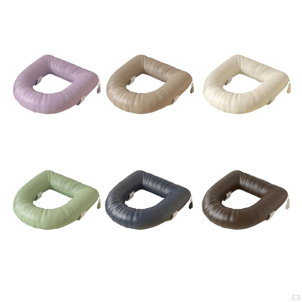 Toilet Seat Cushion Compatible with Most Standard Toilets. Thick for Seniors.