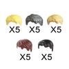 MOC City Building Blocks Procurement Products Body Character Accessories Colorful Hair Mini Bricks Compatible Toys Gift K075 DIY