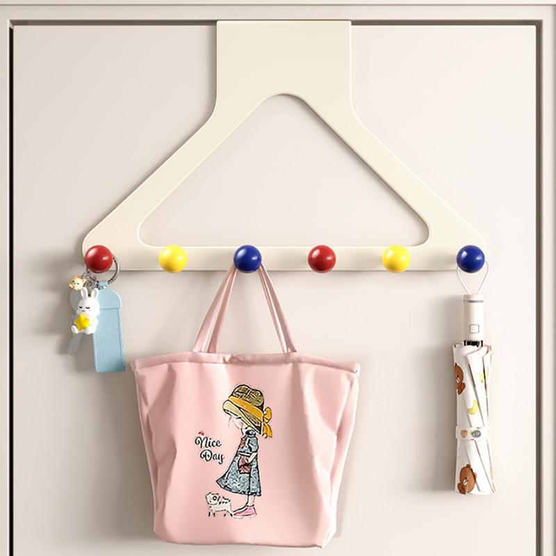 Dopamine-Boosting Strong Adhesive Wall Hooks Multi-Purpose No-Drill Hangers For Dormitory Room Bags Clothes Bathroom Storage