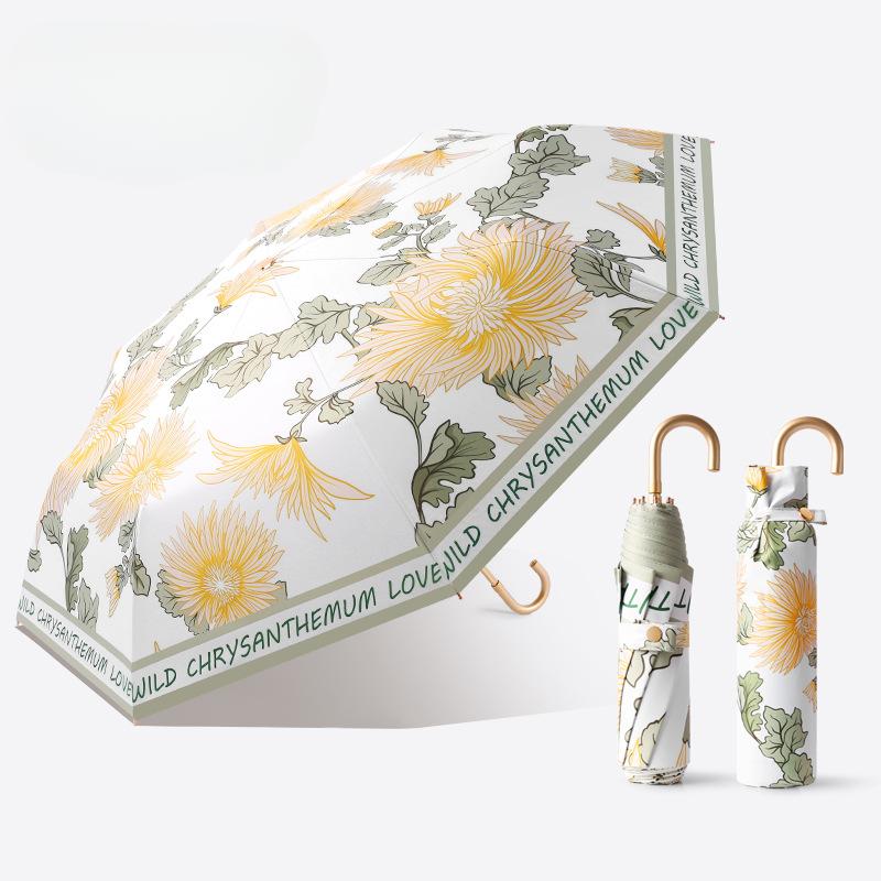 Переносные зонты с изогнутой ручкой — фото 9