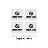Car Logo Sticker Emblem Auto Body Decal Decor Accessories For BMW M3 M5 E36 E39 E46 E60 E61 E64 E70 E71 E80 E85 E87 E90 E83 M10