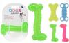 Dog Toy Rubber Bone 10cm Chewer and Fetch Toy In One