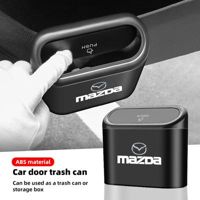 ABS Car Interior Storage Box Portable Garbage Can For Speed 2 3 5 6 Atenza CX80 CX70 CX90 CX3 CX5 CX8 MX30 CX60 CX30 CX7
