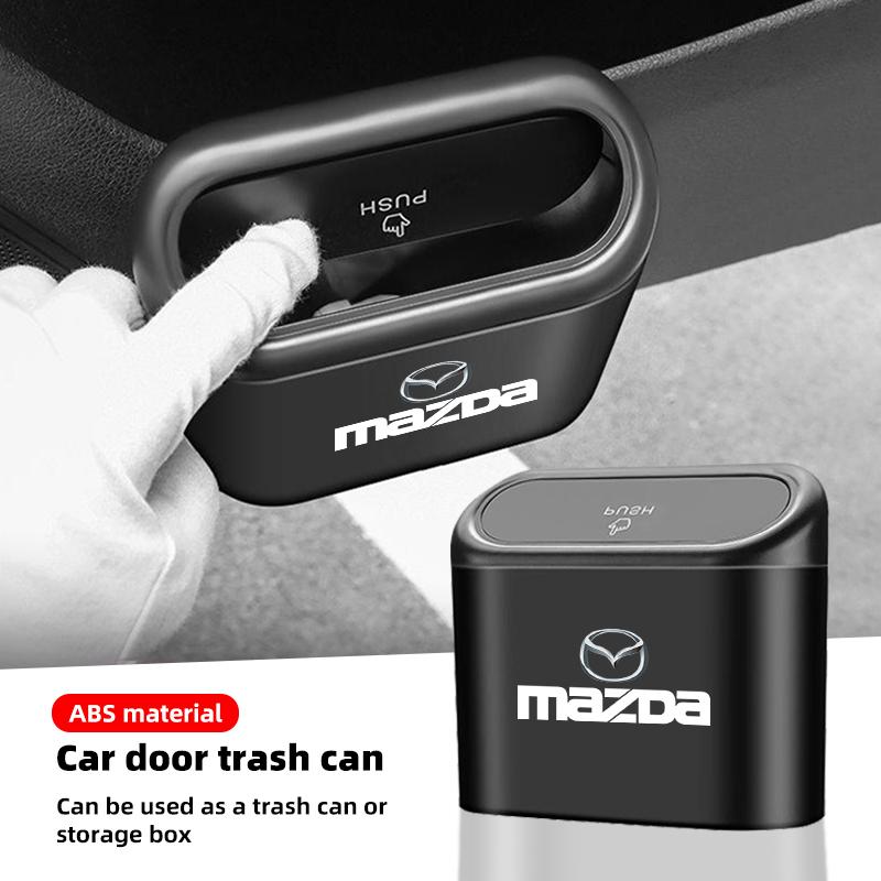 ABS Car Interior Storage Box Portable Garbage Can For Mazda Speed 2 3 5 6 Atenza CX80 CX70 CX90 CX3 CX5 CX8 MX30 CX60 CX30 CX7