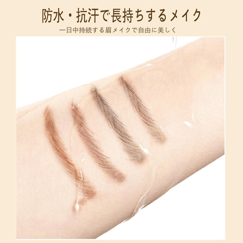 ZVEV sourcils doux sourcils naturels 6 types de sourcils sauvages duveteux imperméables et naturels (crayon à double pointe) recharge ultra-fine, brosse, sourcils,