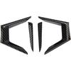 Carbon Fiber Steering Wheel Cover Molding Trims Accessories for Mitsubishi Outlander 2022-2026