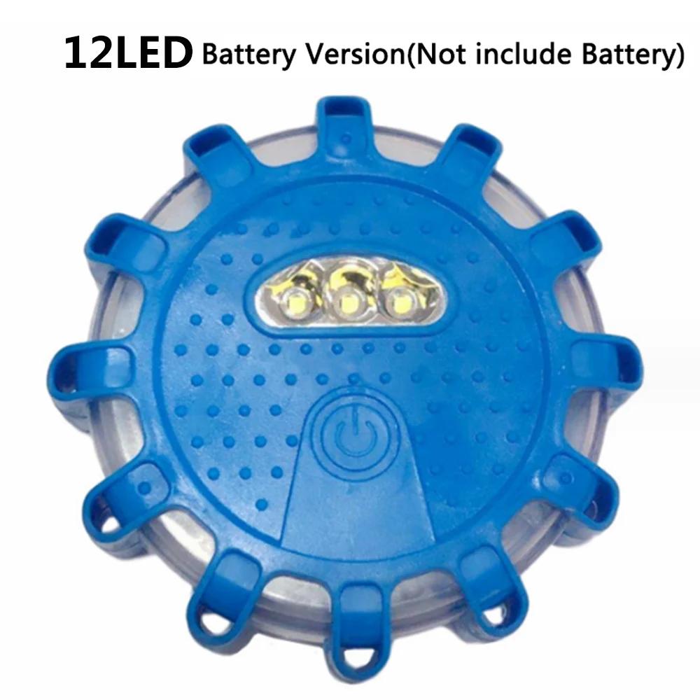 8/12 LED Warnleuchten Notlichter Pannensignal Scheibe Blinkende Warnleuchte Set mit magnetischem Pannenblinker